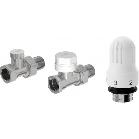 Mexen G04 ravni termostatski set, nikal - W914-012-948-01