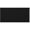 Mexen CC22 Plattenheizkörper 400 x 600 mm, mittlerer Unteranschluss, 711 W, schwarz - W6C22-040-060-70