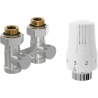 Mexen G01 dvorazinski termostatski komplet DN50, ravni 1/2"x3/4", nikal - W912-012-918-01