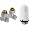 Mexen G03 dubbele pijp DN50 thermostatisch set, hoek 1/2"x3/4", nikkel - W911-012-938-01