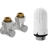 Mexen G03 Thermostat-Set, Zweirohr DN50, Winkel 1/2"x3/4", Nickel - W911-012-938-01