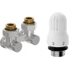 Mexen G04 kahe toruga termostaatiline komplekt DN50, nurkne 1/2"x3/4", nikkel - W911-012-948-01
