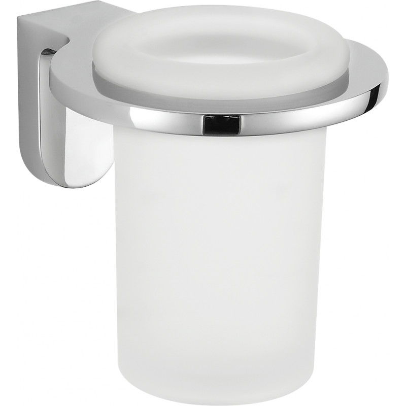 Mexen Lea mugg för tandborstar, krom - 7026038-00