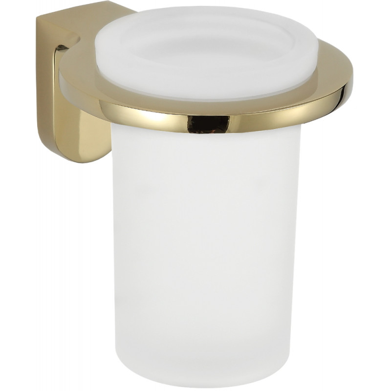 Mexen Lea taza para cepillos de dientes, dorada - 7026038-50