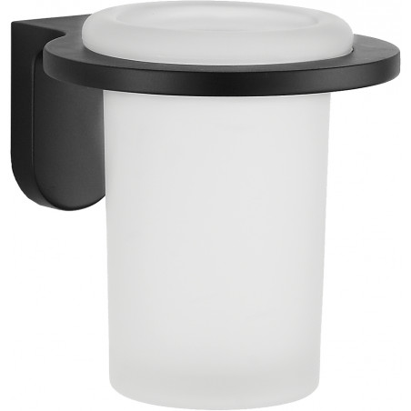 Mexen Lea vaso para cepillos, negro - 7026038-70