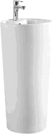 Mexen Rena lavabo autoportant 40 x 40 cm, blanc - 26014000