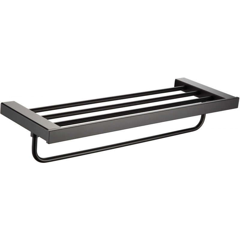 Mexen Pavo étagère à serviette, noire - 7030420-70