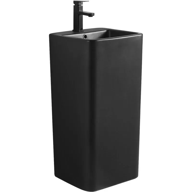 Mexen Otra lavabo autoportant 40 x 40 cm, noir mat - 26034070