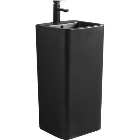 Mexen Otra freistehendes Waschbecken 40 x 40 cm, schwarz matt - 26034070