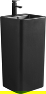 Mexen Otra freistehendes Waschbecken 40 x 40 cm, schwarz matt - 26034070