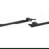 Mexen Pavo porte-serviettes, noir - 7030424-70