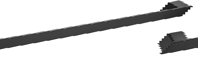 Mexen Pavo Handduchshalter, schwaarz - 7030424-70