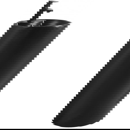 Mexen Mana freistehendes Waschbecken 45 x 45 cm, schwarz matt - 26074670