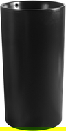 Mexen Nerda freistehendes Waschbecken 46 x 46 cm, schwarz matt - 26084670