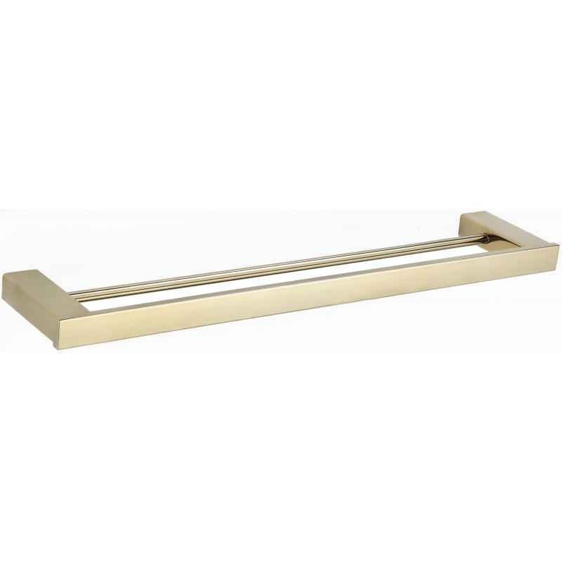 Double porte-serviettes Mexen Pavo, doré - 7030425-50