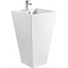 Mexen Pia lavabo autoportante 47 x 47 cm, bianco - 26104700