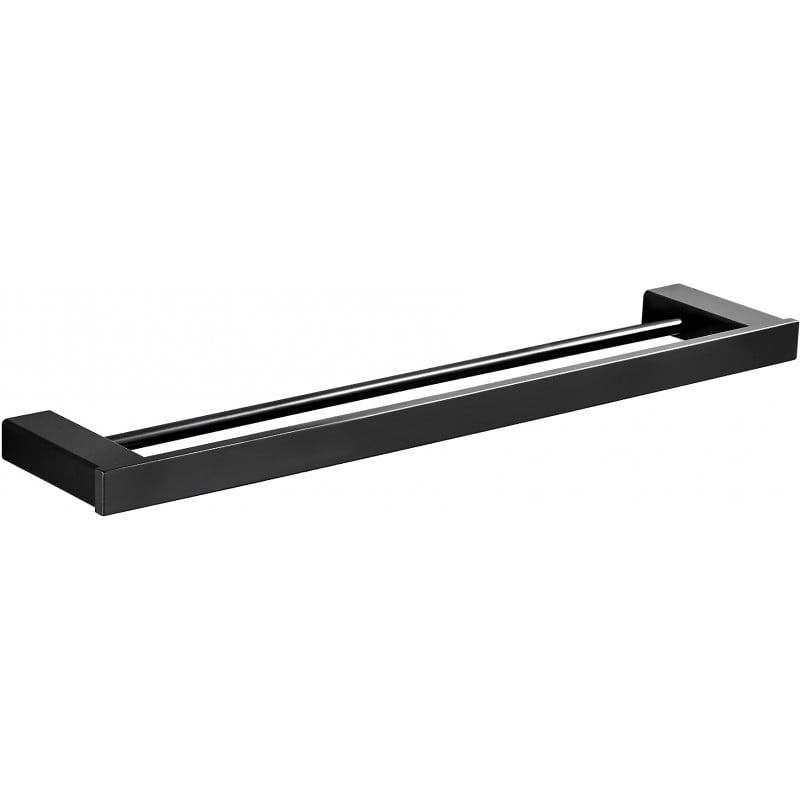 Mexen Pavo double towel rack, black - 7030425-70