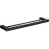 Mexen Pavo support double pour serviettes, noir - 7030425-70