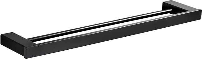 Mexen Pavo support double pour serviettes, noir - 7030425-70