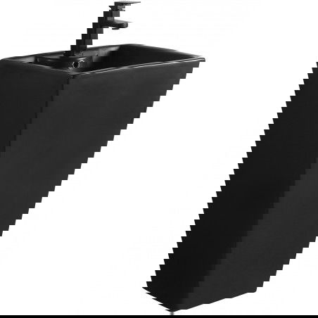 Mexen Pia lavabo autoportante 47 x 47 cm, nero opaco - 26104770