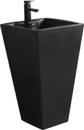 Mexen Pia lavatório de pé 47 x 47 cm, preto mate - 26104770