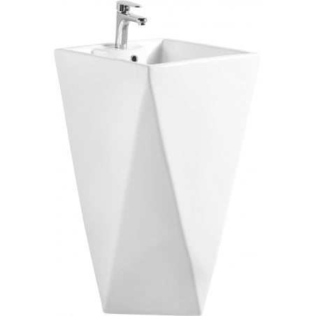 Mexen Ida freistehendes Waschbecken 47 x 47 cm, weiß - 26114600