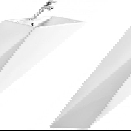 Mexen Ida lavabo a colonna 47 x 47 cm, bianco - 26114600