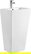 Mexen Liza lavabo a colonna 44 x 38 cm, bianco - 26154400