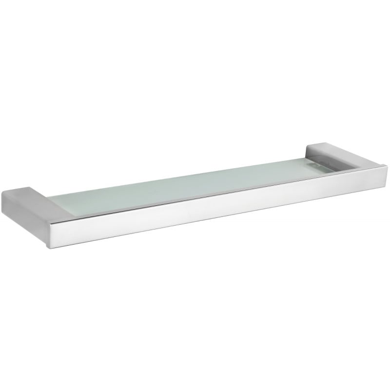 Mexen Pavo prateleira de vidro suspensa, cromada - 7030437-00