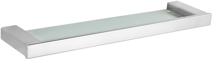 Mexen Pavo hanging glass shelf, chrome - 7030437-00