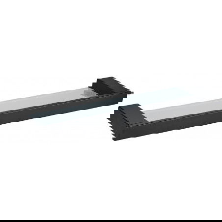 Mexen Pavo mensola sospesa in vetro, nera - 7030437-70