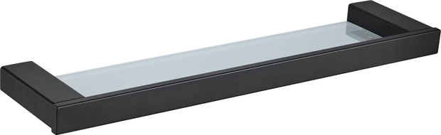 Mexen Pavo klaasist rippuv riiul, must - 7030437-70