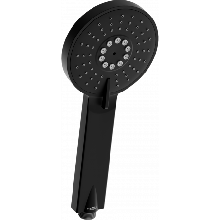 Mexen R-40 soffione doccia a 3 funzioni, nero - 79540-70