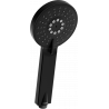 Mexen R-40 3-funktionaler Duschkopf, schwarz - 79540-70