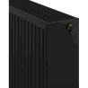 Mexen CC33 flat panel radiator 400 x 3000 mm, bottom central connection, 5067 W, black - W6C33-040-300-70
