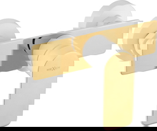 Mexen Alfa duschblandare, vit/guld - 745740-25