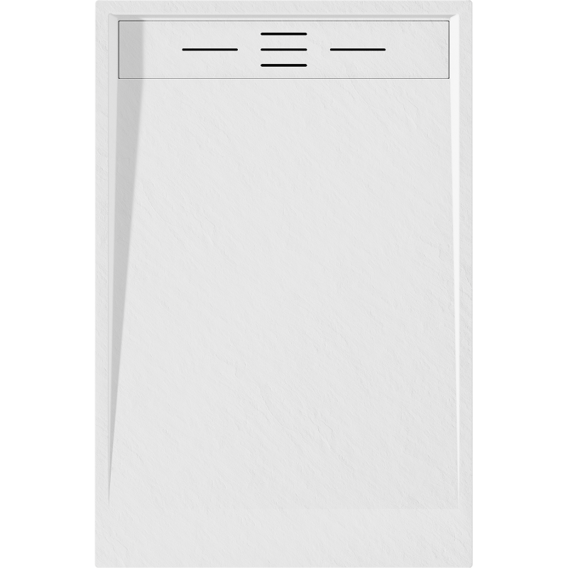 Mexen Amon plato de ducha rectangular SMC 130 x 70 cm, blanco - 4F107013