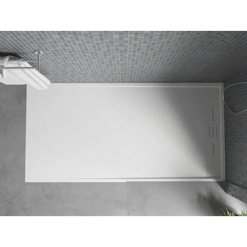 Mexen Amon ristkülikukujuline SMC dušialus 160 x 80 cm, valge - 4F108016