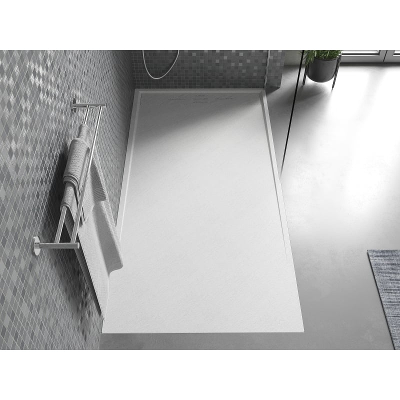 Mexen Amon ristkülikukujuline SMC dušialus 160 x 80 cm, valge - 4F108016