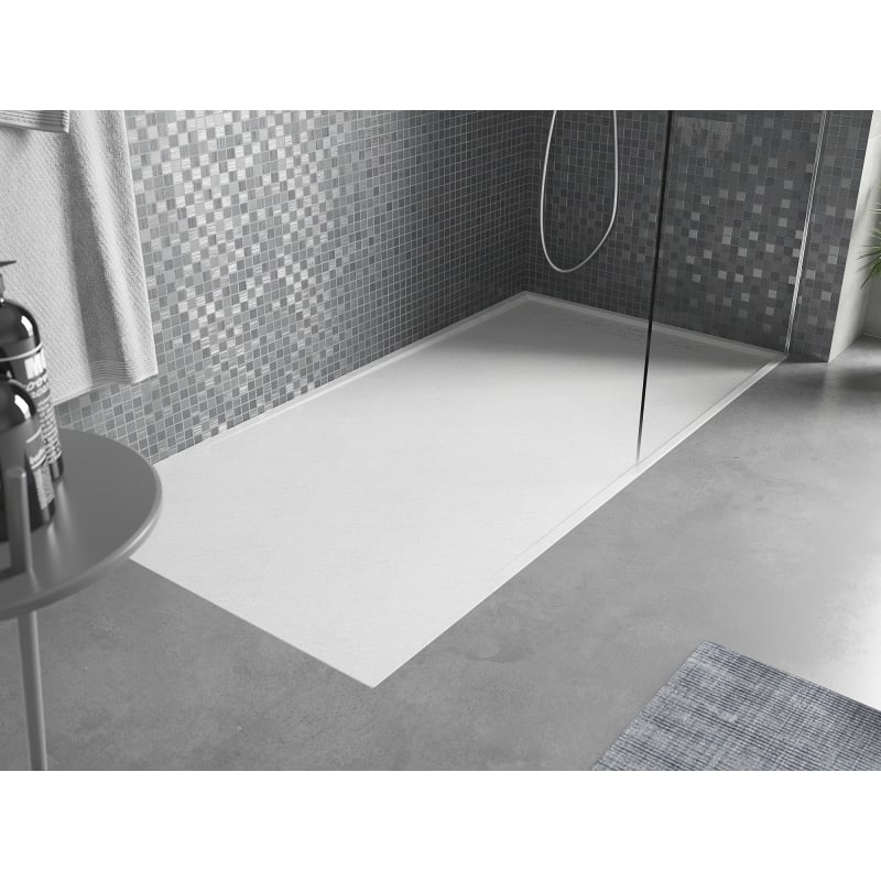 Mexen Amon ristkülikukujuline SMC dušialus 160 x 80 cm, valge - 4F108016