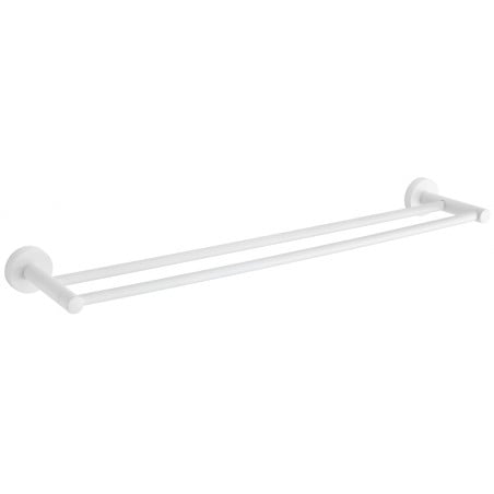 Mexen Remo porte-serviettes double, blanc - 7050725-20