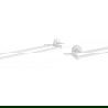 Mexen Remo double porte-serviettes, blanc - 7050725-20