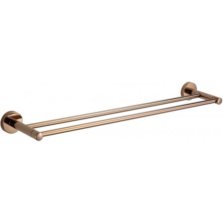 Mexen Remo double towel rack, rose gold - 7050725-60
