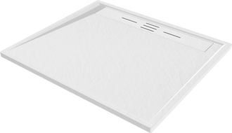 Mexen Amon pravokutna tuš kada SMC 100 x 90 cm, bijela - 4F109010