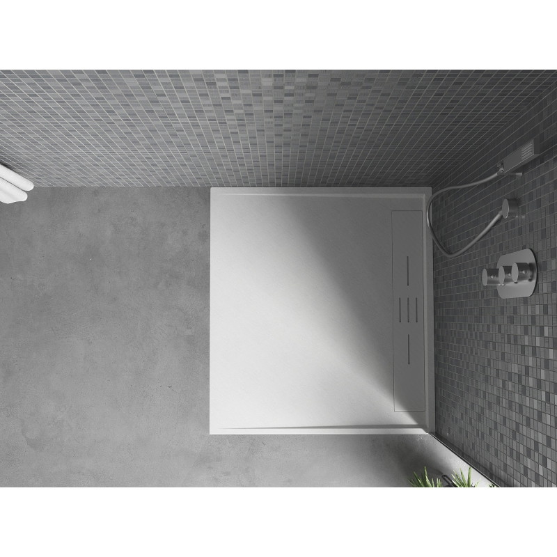 Mexen Amon ristkülikukujuline SMC dušialus 100 x 90 cm, valge - 4F109010
