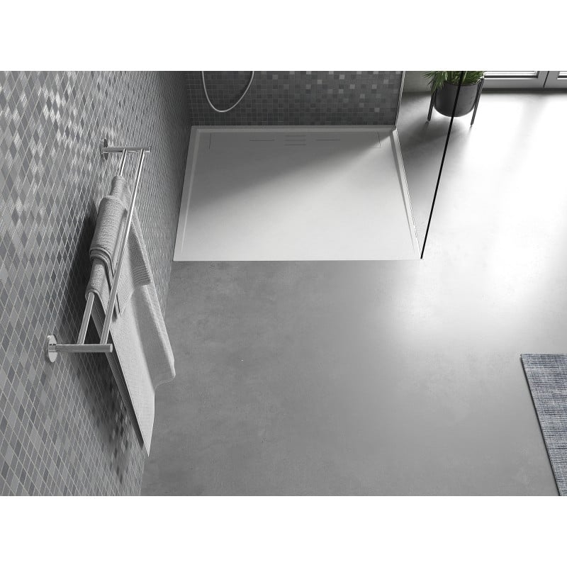 Mexen Amon rectangular shower tray SMC 100 x 90 cm, white - 4F109010
