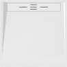Mexen Amon base de duche quadrada SMC 100 x 100 cm, branca - 4F101010