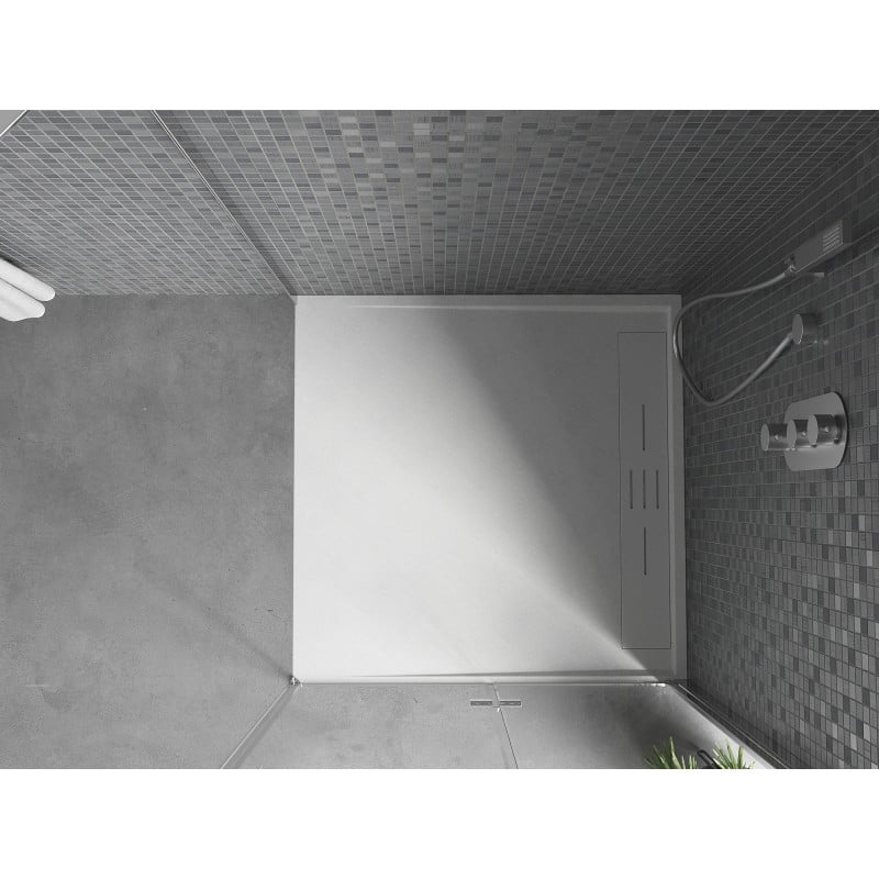 Mexen Amon square shower tray SMC 100 x 100 cm, white - 4F101010