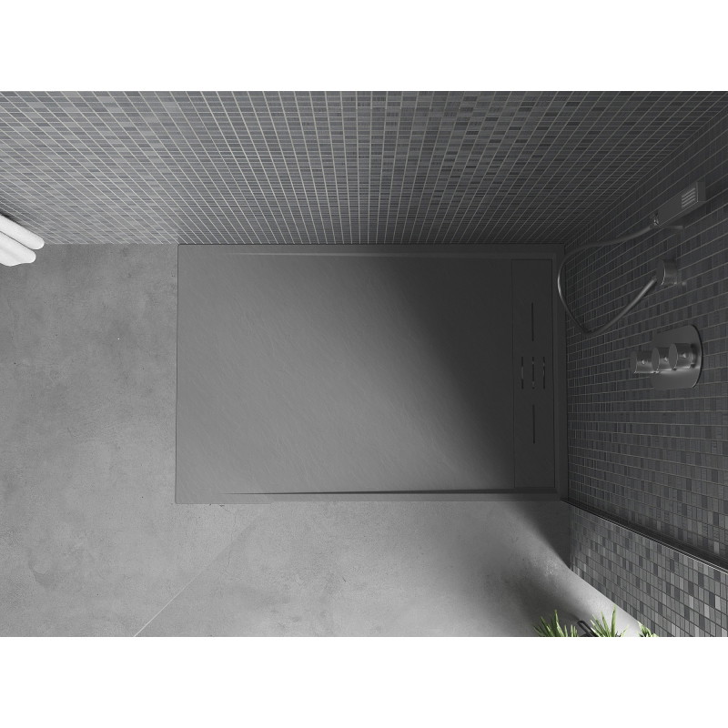 Mexen Amon ristkülikukujuline dušialus SMC 100 x 80 cm, hall - 4F618010