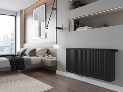 Mexen CC33 Plattenheizkörper 900 x 1800 mm, mittige Unteranschluss, 5728 W, schwarz - W6C33-090-180-70